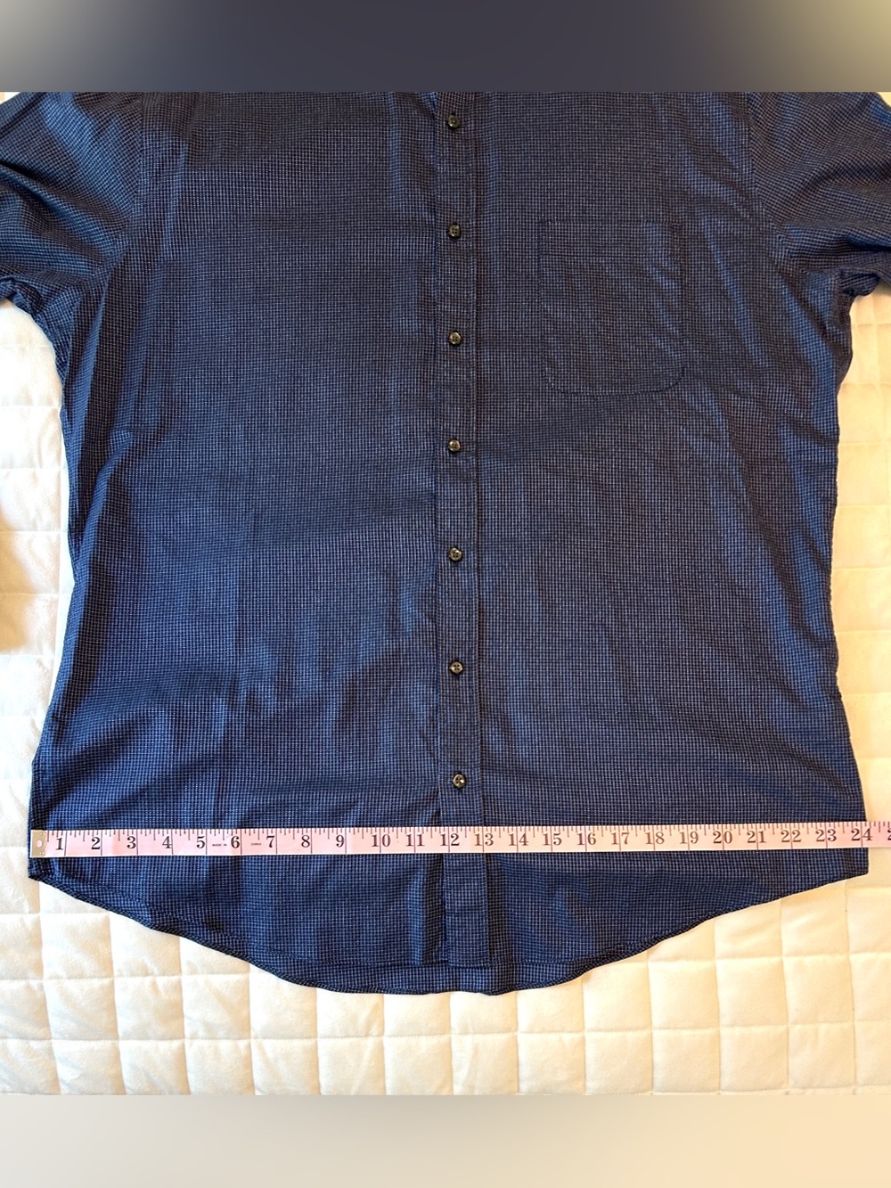 Nordstrom Men's Shop Non-Iron Trim Fit Dress Shirt, 17.5, 36-37. - Picture 14 of 14